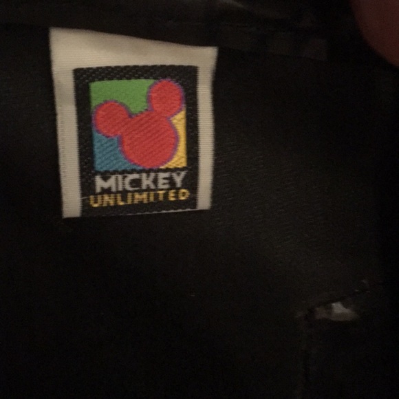 Vtg Mickey Unlimited Official Backpack. Royal Blue/Blk - Picture 4 of 5